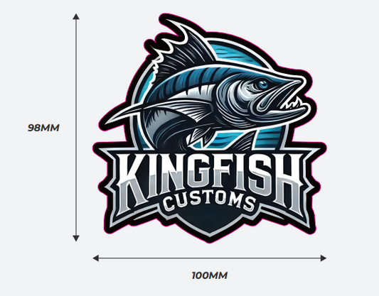 Kingfish Customs Sticker